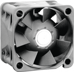 DC axial fan, 24 V, 40 x 40 x 28 mm, 38 m³/h, 54 dB, ball bearing, ebm-papst, 424JH