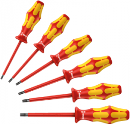 VDE screwdriver kit, T8, T9, T10, T15, T20, T25, TORX, 05133356001