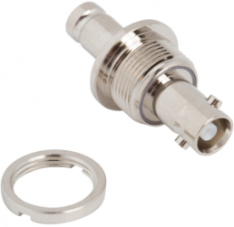 Coaxial adapter, 75 Ω, HD-BNC socket to 1.0/2.3 socket, straight, APH-HD-ISO-1023