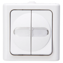 Surface-mount series switch for wet rooms