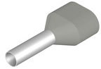 Insulated Wire end ferrule, 2.5 mm², 19 mm/10 mm long, gray, 9018580000