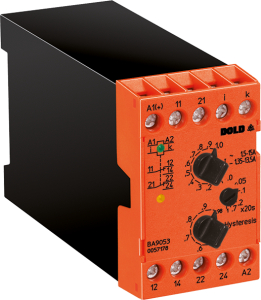 Voltage monitoring relay, 2-20 mA, 0-20 s, 2 Form C (NO/NC), 0053210