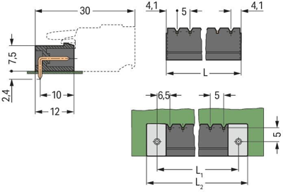231-464/001-000/105-604 WAGO PCB Connection Systems Image 2