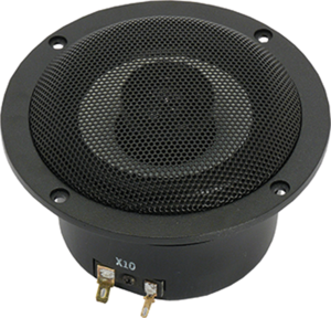 High-end coaxial speaker, 4 Ω, 81 dB, 50 Hz to 22 kHz, black