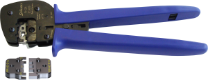 Crimping pliers with locator and crimping insert for crimp contacts, 4.0-10 mm², Stäubli Electrical Connectors, 32.6020-20100