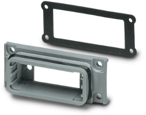 Mounting frame for D-Sub housing size 1 (DE), 9 pole, 1658079