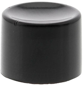 Snap-on lever cap, round, Ø 10 mm, (H) 7.5 mm, black, for pushbutton switch, U482