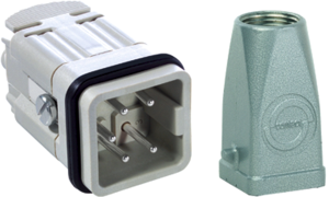 Connector kit, size H-A 3, 3 pole + PE , IP65, 75009602