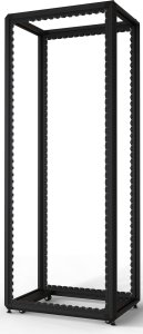 47 U cabinet rack, mobile, (H x W x D) 2200 x 600 x 900 mm, steel, black gray, 20630-241