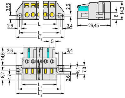 721-103/031-000 WAGO PCB Connection Systems Image 2