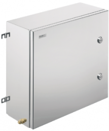 Stainless steel enclosure, (L x W x H) 150 x 480 x 480 mm, silver (RAL 7035), IP66, 1200470000