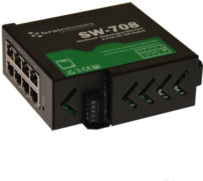 SW-708 BRAINBOXES Industrial ethernet switches Image 4