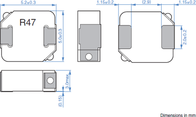 SPM5030T-2R2M TDK Fixed Inductors Image 2