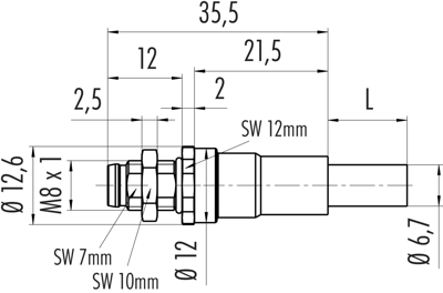 70 3421 005 04 binder Sensor-Actuator Cables Image 2