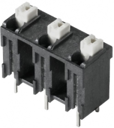 PCB terminal, 2 pole, pitch 7.62 mm, AWG 28-14, 10 A, spring-clamp connection, black, 1826210000