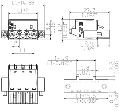 1013310000 Weidmüller PCB Connection Systems Image 3