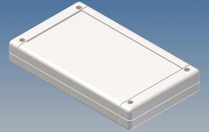 ABS enclosure, (L x W x H) 160 x 94 x 25 mm, white (RAL 9002), IP54, TB-1.7