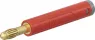 4 mm plug, solder connection, 2.5 mm², red, 64.2051-22