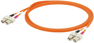 FO cable, SC to SC, 1 m, OM2, multimode 50 µm