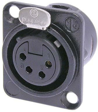 NC4FD-L-B-1 Neutrik XLR Connectors
