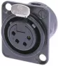NC4FD-L-B-1 Neutrik XLR Connectors