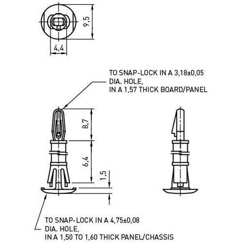 006.81.116 Ettinger PCB Fasteners Image 2