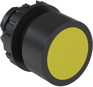 Pushbutton, yellow, illuminated , mounting Ø 22 mm, IP66, 12882150