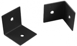Flange bracket kit for 1455NC enclosures, black