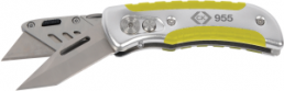 Cutter knife, retractable, L 96 mm, T0955
