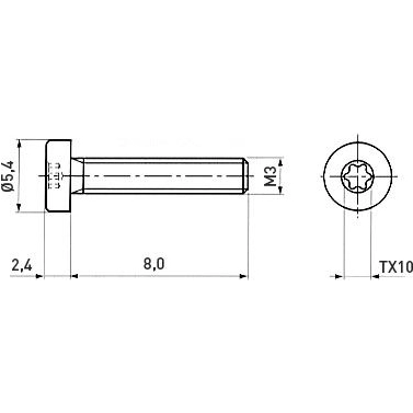 001.63.331 Ettinger Screws, Threaded Rods Image 2