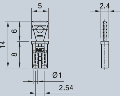 24.0052-22 Stäubli Electrical Connectors Short Circuit Connectors Image 2