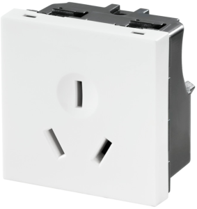 Built-in socket outlet, white, 10 A/250 V, China, IP20, 1450790000