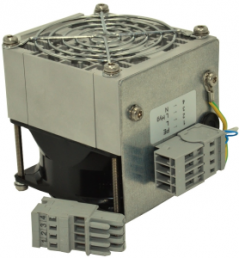 Fan heater, 230 V, 250 W, (L x W x H) 89 x 80 x 103 mm, 04625022W42